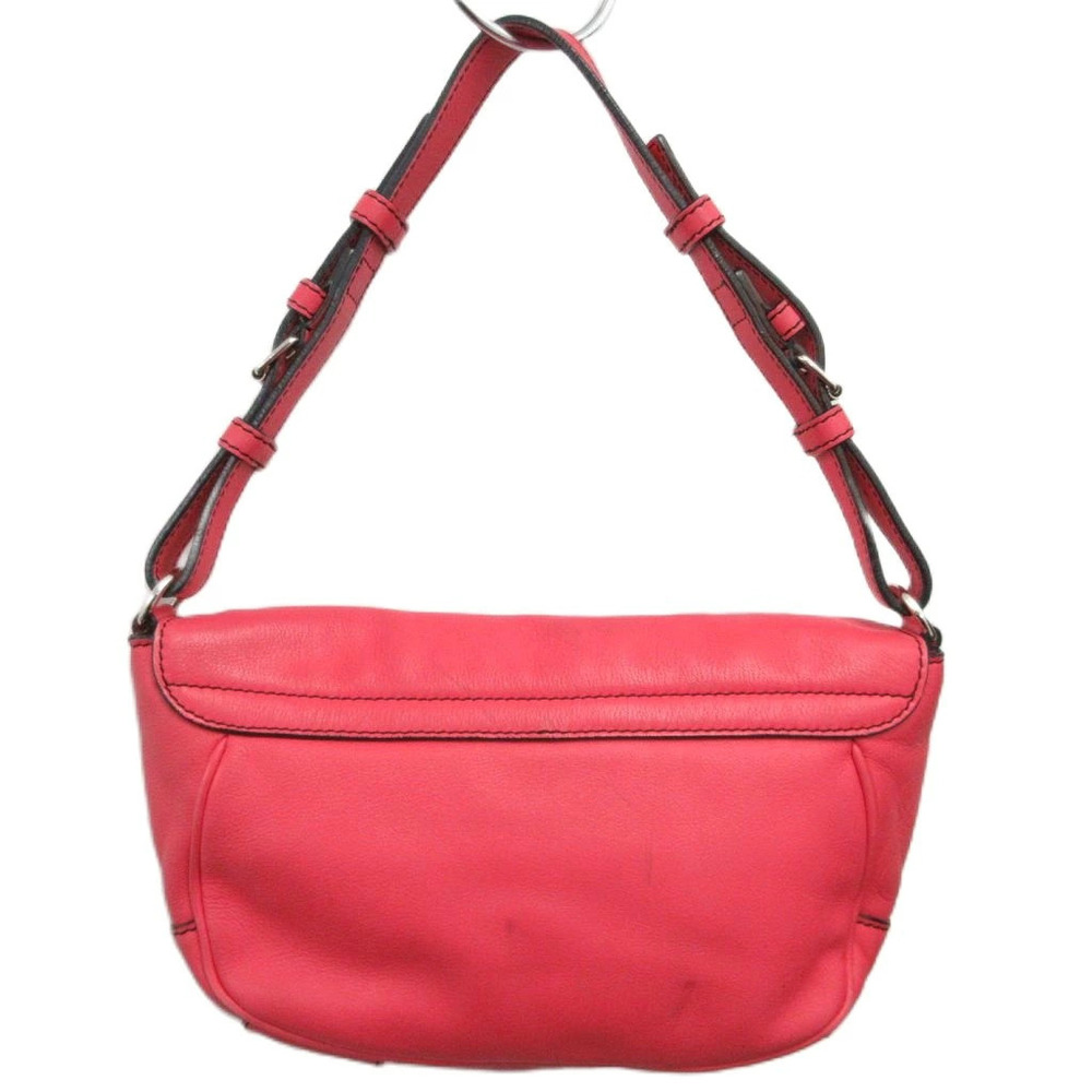 Loewe Anagram Shoulder Bag Handbag Tote Flap Leather Pink